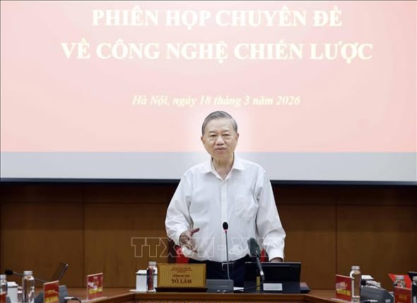 Tổng Bí thư Tô Lâm chủ trì phiên họp Ban Chỉ đạo về khoa học, công nghệ và chuyển đổi số