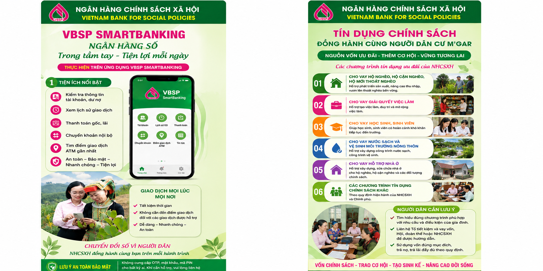 🌱 TÍN DỤNG CHÍNH SÁCH – ĐIỂM TỰA CHO NGƯỜI DÂN CƯ M’GAR PHÁT TRIỂN KINH TẾ